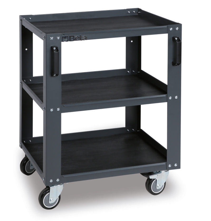 3-Tier Tool Trolley with Adjustable Middle Shelf for Workshop - BetaC45PRO C45PRO T3 image 1
