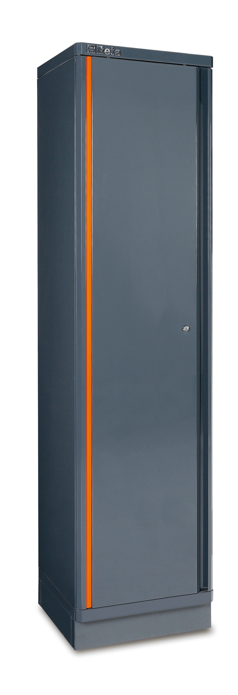 Single-Door Tool Cabinet, 1770x420x420mm, Adjustable Shelves, Lockable, with Clothes Rail - BetaRSC55 C55A1 image 1