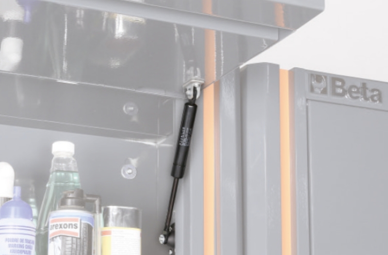 Workshop Equipment Set with Two-Door Cabinet, Workbench, 7-Drawer Module, Service Module, Tool Panel, 2.85x2.00x0.76m - BetaRSC55 C55AB thumbnail 7