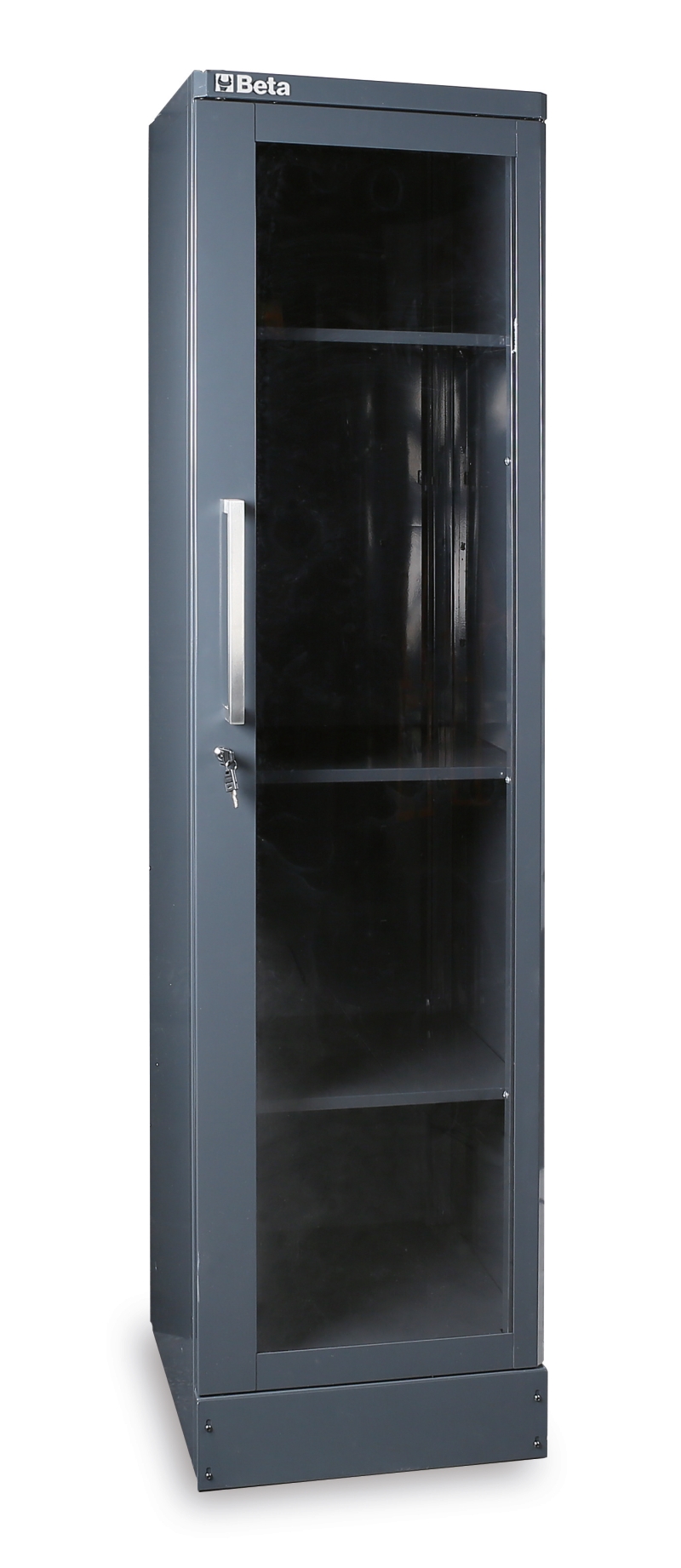 Tool Cabinet with Clear Polycarbonate Door, 1798x497x403mm, Adjustable Shelves, Lockable - BetaRSC55 C55AT1 image 1