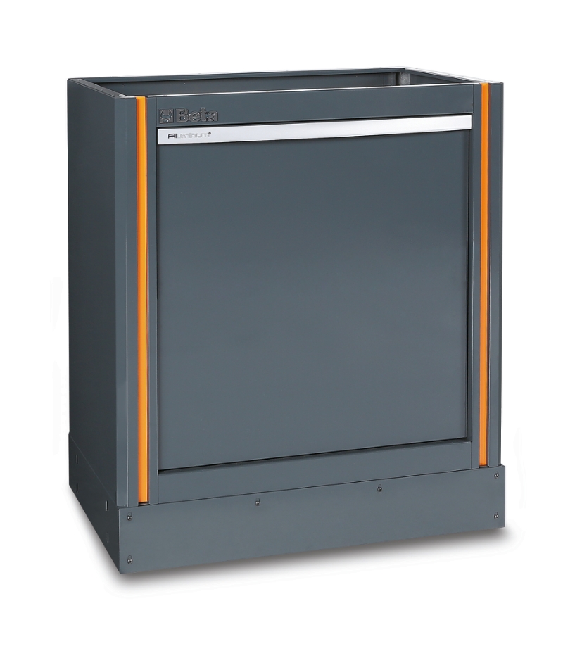 Fixed Sorted Waste Collection Module with Pull-Out Compartment, 588x465mm, Includes 2 Interior Containers - BetaRSC55 C55 CS image 1
