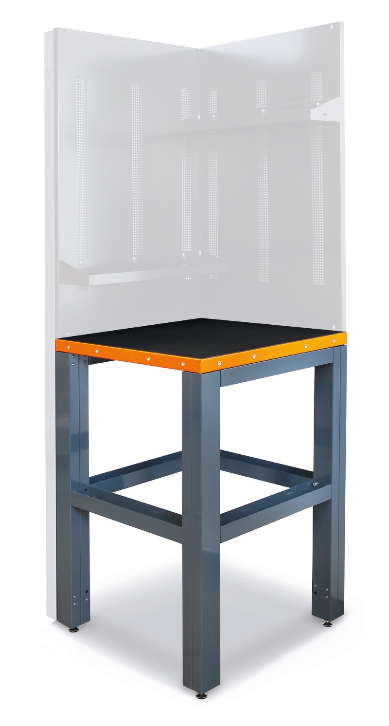 Corner Worktop, 700x700mm, PVC Coated, Hydrocarbon Resistant - BetaRSC55 C55KAI-G image 1