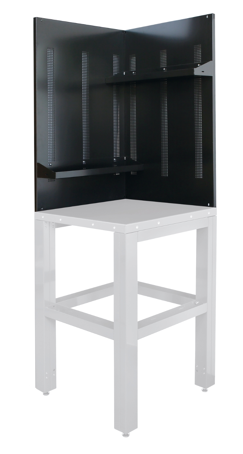 Upper Corner Tool Wall Systems, 700x1020x25mm, with Fixing Shelves - BetaRSC55 C55KAS image 1