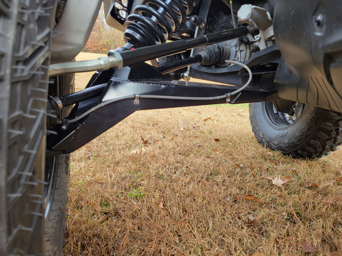CANAM MAVERICK R HIGH CLEARANCE BOXED LOWER ARMS CA TECH USA CA-156-UB-BL thumbnail 2