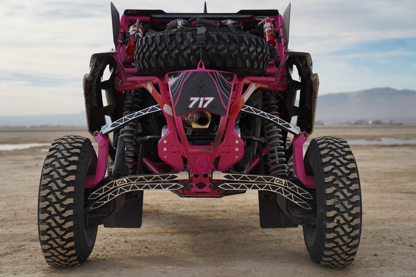 CANAM MAVERICK R 2 SEAT HIGH CLEARANCE RADIUS RODS CA TECH USA CA-157-BL-RM thumbnail 2