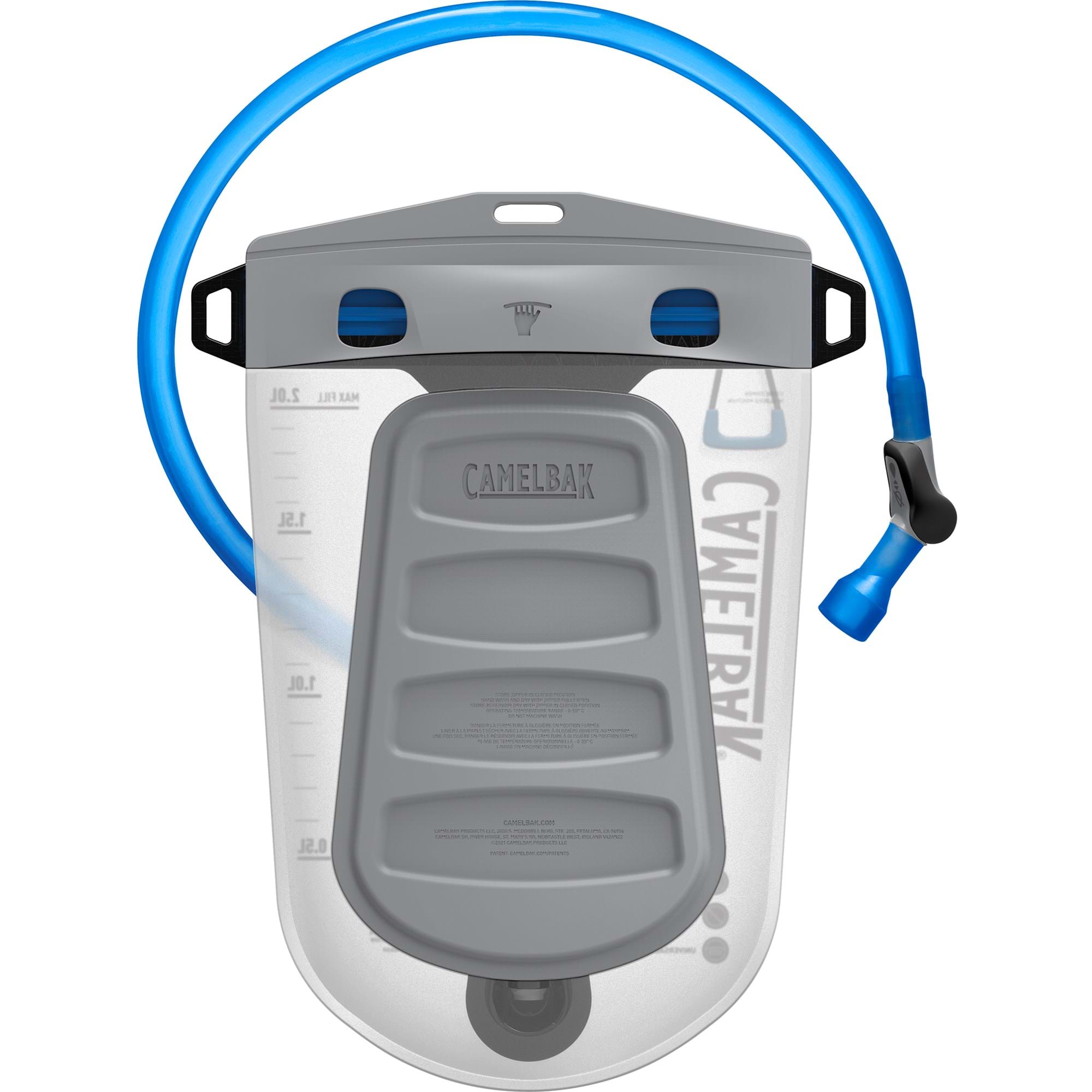 CAMELBAK FUSION 2L RESERVOIR WITH TRU ZIP WATERPROOF ZIPPER 2022: CLEAR CBFUSION2 thumbnail 2