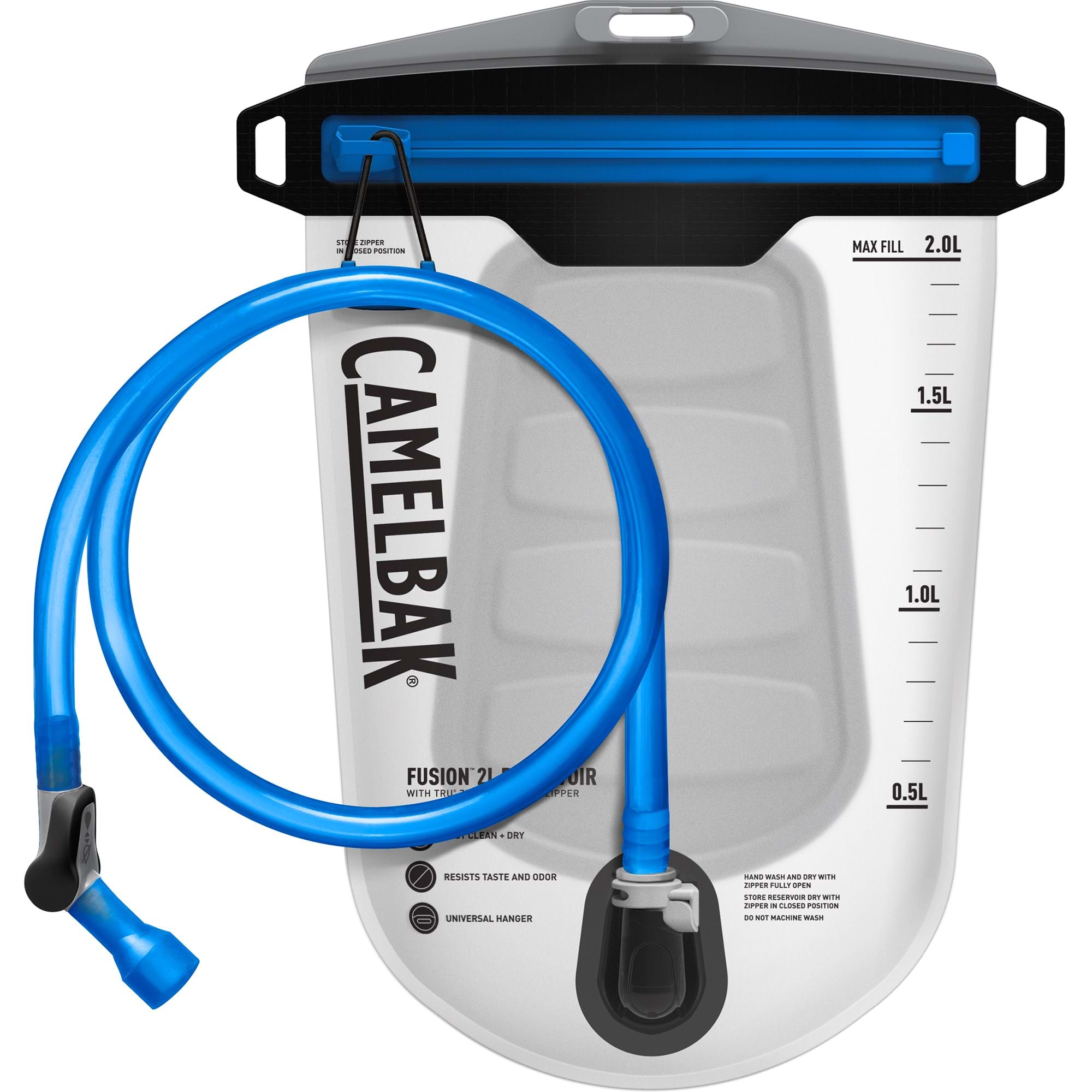 CAMELBAK FUSION 2L RESERVOIR WITH TRU ZIP WATERPROOF ZIPPER 2022: CLEAR CBFUSION2 thumbnail 3