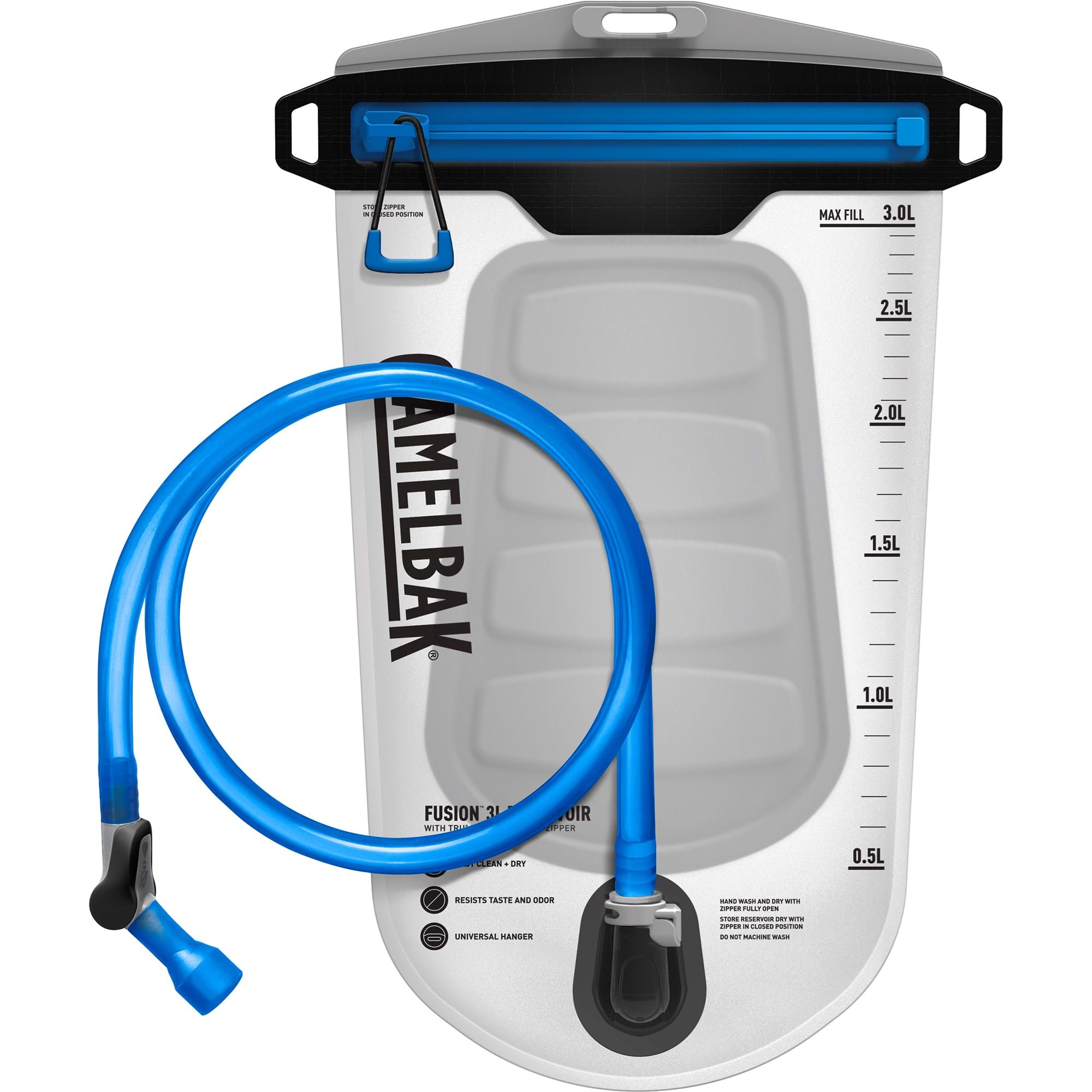 CAMELBAK FUSION 3L RESERVOIR WITH TRU ZIP WATERPROOF ZIPPER 2022: CLEAR CBFUSION3 thumbnail 3
