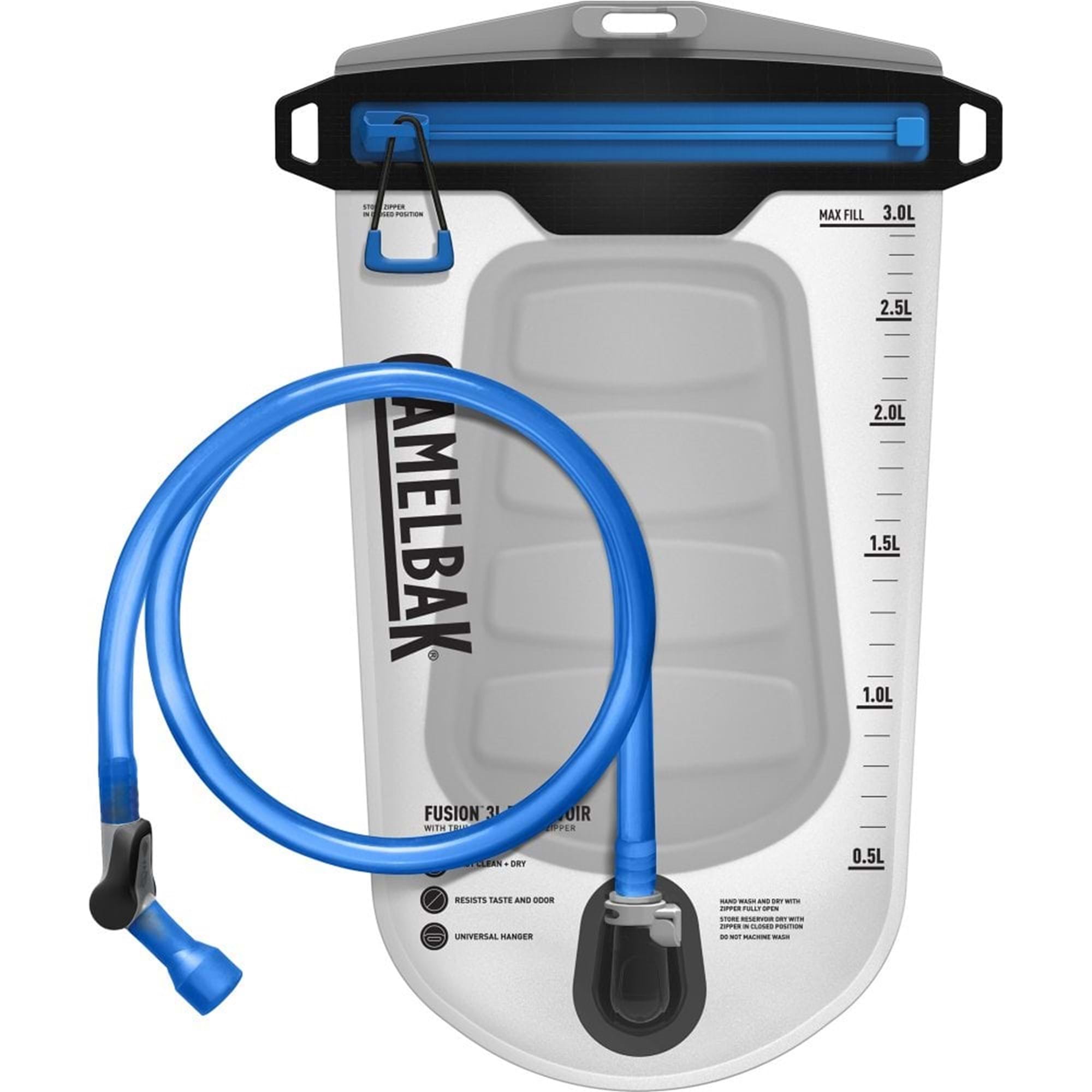 CAMELBAK FUSION 3L GROUP RESERVOIR WITH TRU ZIP WATERPROOF ZIPPER 2023: CLEAR CBFUSION3GTZ thumbnail 3