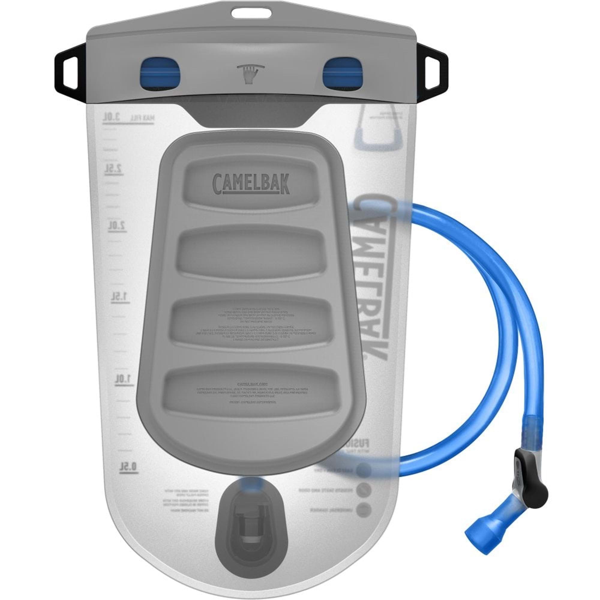 CAMELBAK FUSION 3L GROUP RESERVOIR WITH TRU ZIP WATERPROOF ZIPPER 2023: CLEAR CBFUSION3GTZ thumbnail 4
