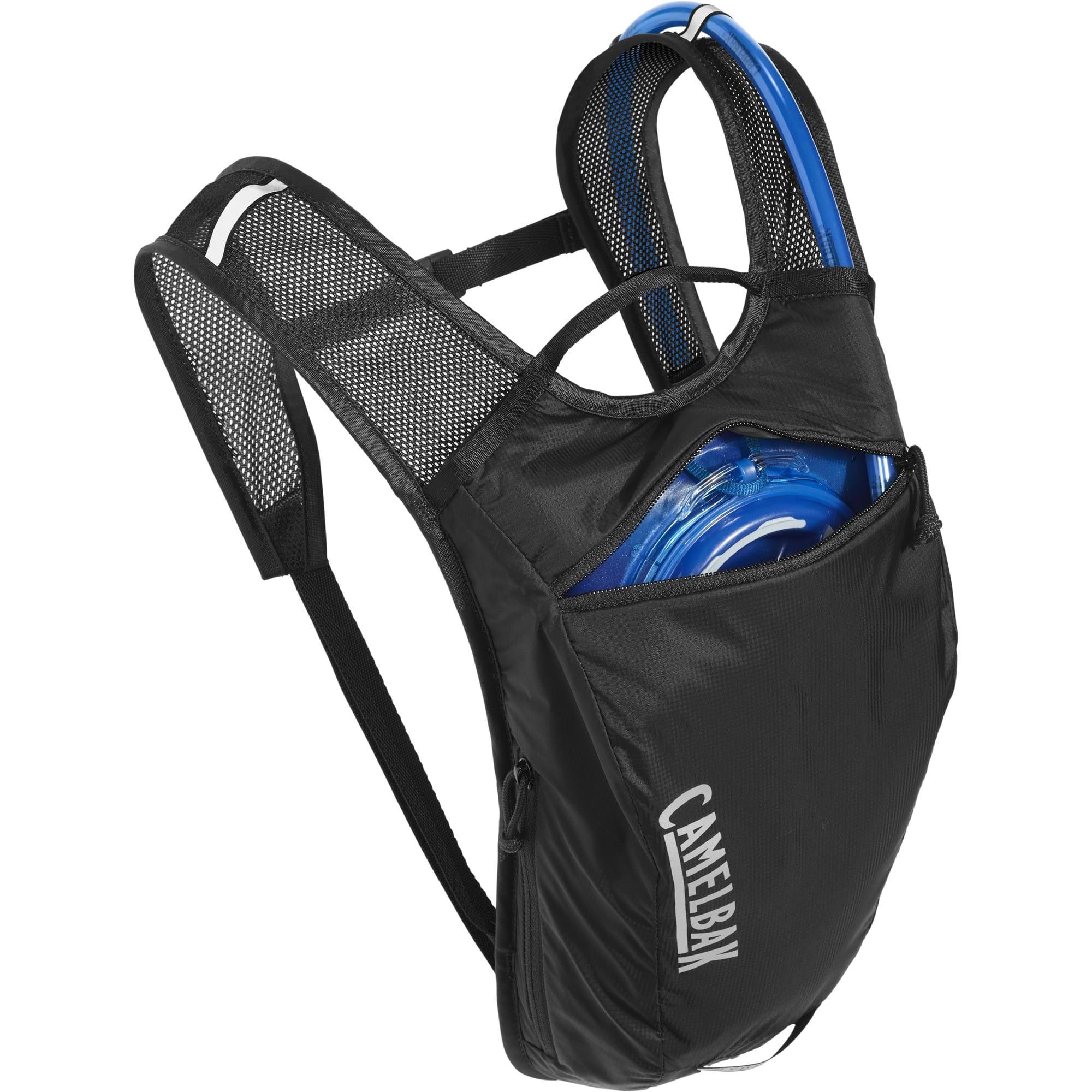 CAMELBAK HYDROBAK LIGHT HYDRATION PACK 2.5L WITH 1.5L RESERVOIR 2021: BLACK/SILVER 2.5L CBHYDLT50 thumbnail 5