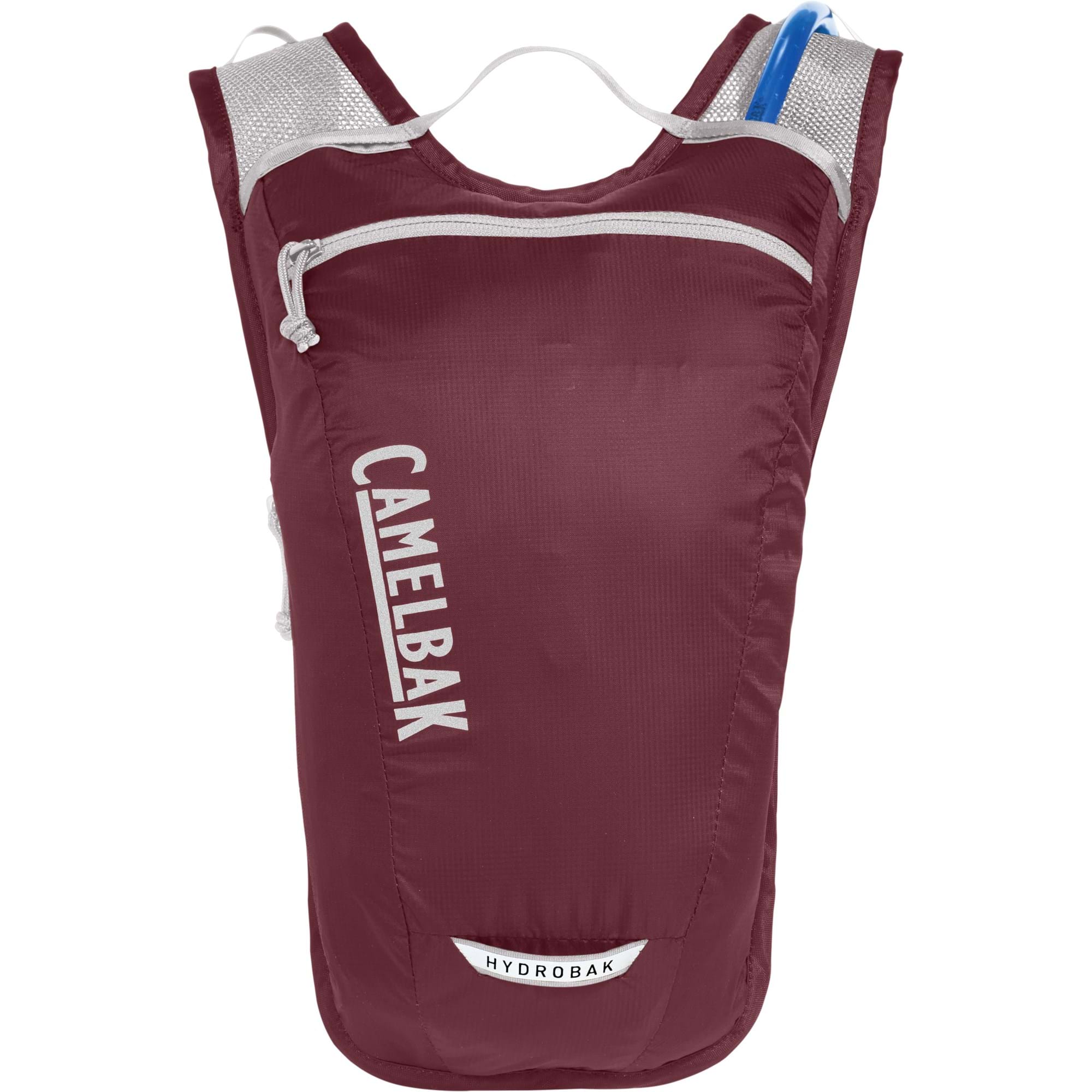 CAMELBAK WOMEN'S HYDROBAK LIGHT HYDRATION PACK 2.5L WITH 1.5L RESERVOIR 2021: BURGUNDY/SILVER CBHYDTLW50 thumbnail 3