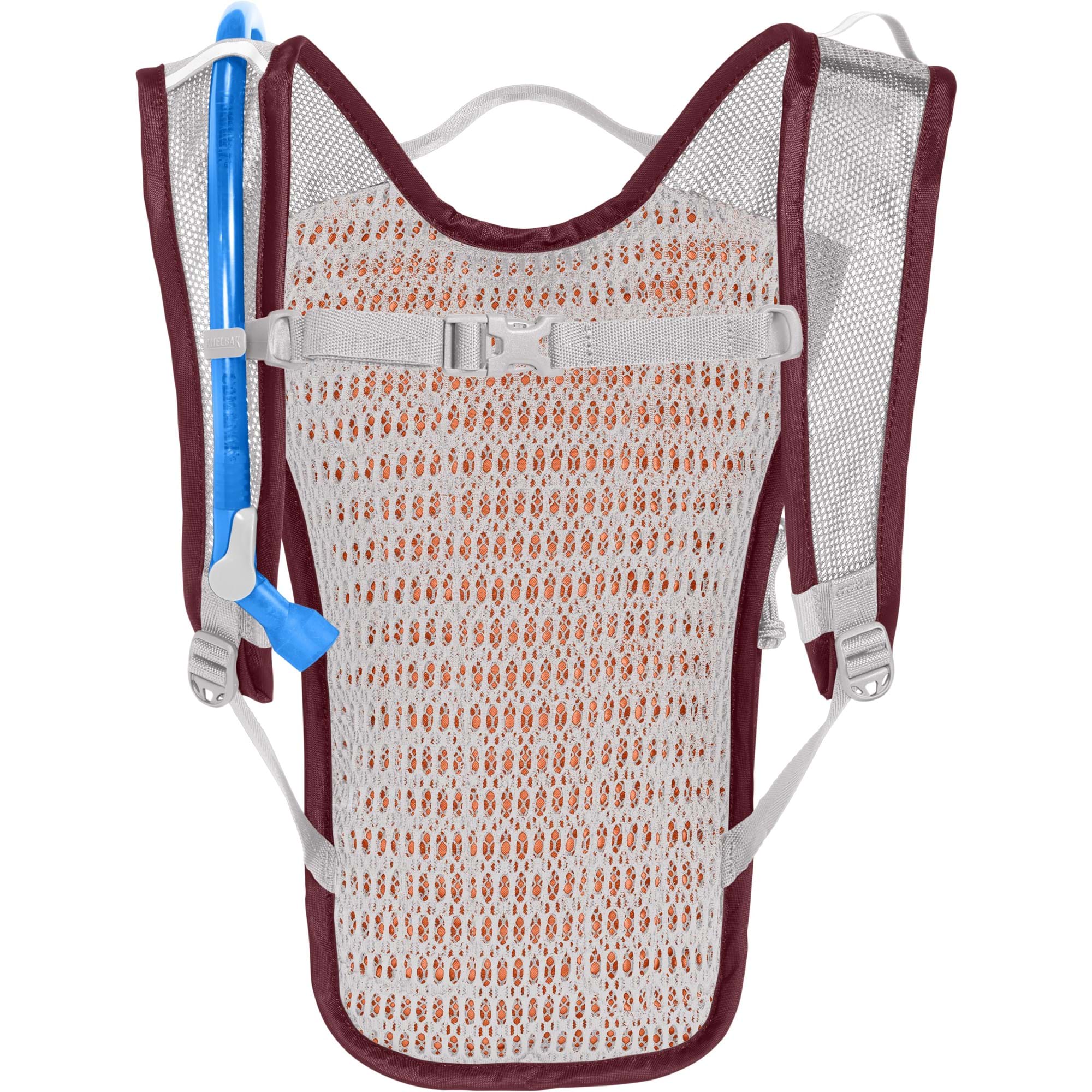 CAMELBAK WOMEN'S HYDROBAK LIGHT HYDRATION PACK 2.5L WITH 1.5L RESERVOIR 2021: BURGUNDY/SILVER CBHYDTLW50 thumbnail 4
