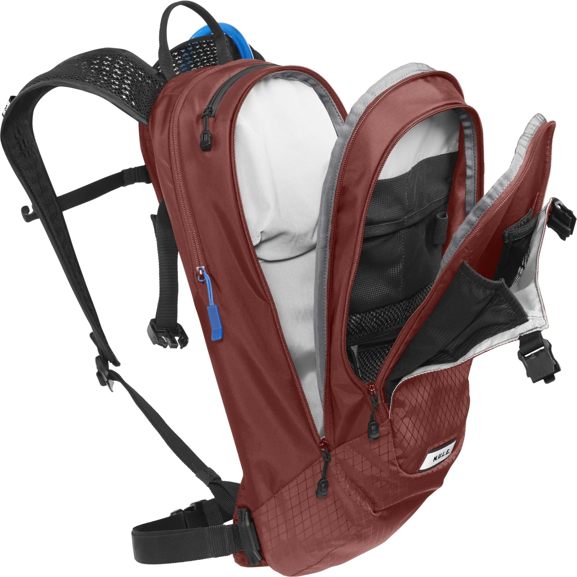 CAMELBAK M.U.L.E. HYDRATION PACK 12L WITH 3L RESERVOIR 2022: FIRED BRICK/BLACK CBMULE thumbnail 5