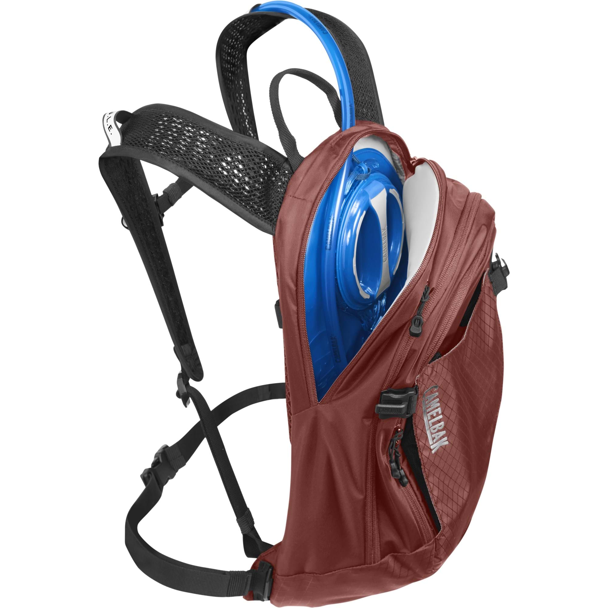 CAMELBAK M.U.L.E. HYDRATION PACK 12L WITH 3L RESERVOIR 2022: FIRED BRICK/BLACK CBMULE thumbnail 6