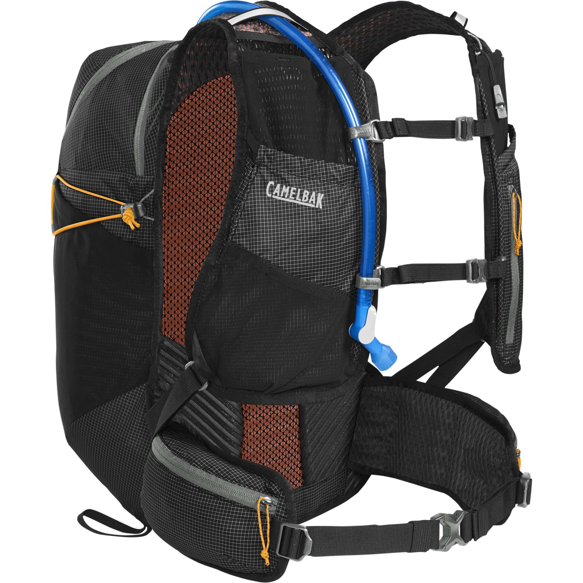 CAMELBAK OCTANE 22 FUSION 2L HYDRATION PACK 2023: BLACK/APRICOT 22L CBOCT22 thumbnail 2