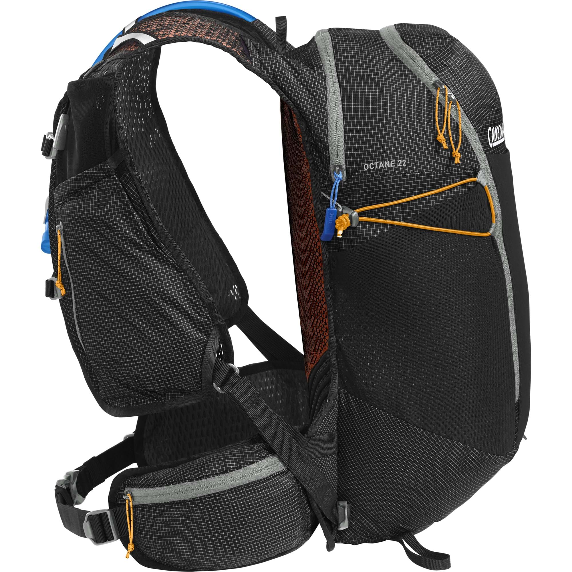 CAMELBAK OCTANE 22 FUSION 2L HYDRATION PACK 2023: BLACK/APRICOT 22L CBOCT22 thumbnail 6