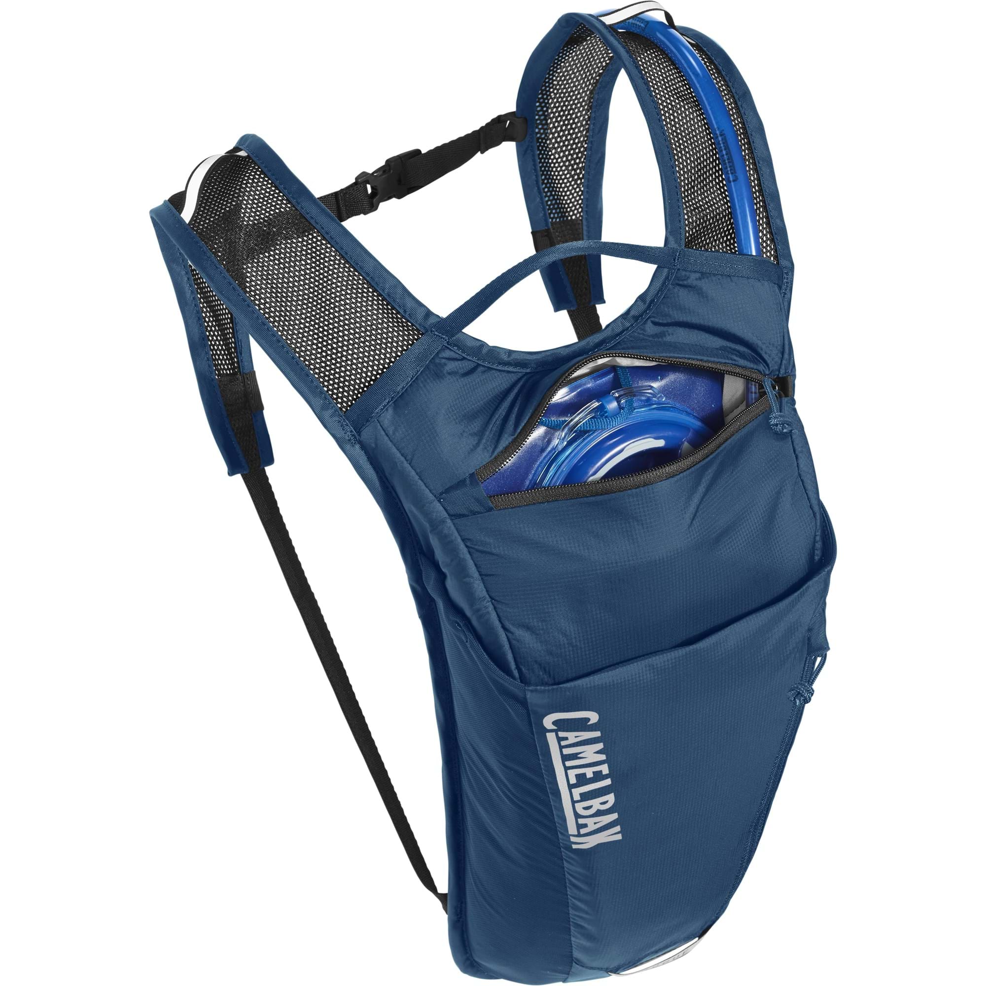 CAMELBAK ROGUE LIGHT HYDRATION PACK 7L WITH 2L RESERVOIR 2021: GIBRALTAR NAVY/BLACK 7L CBROGLT70 thumbnail 5