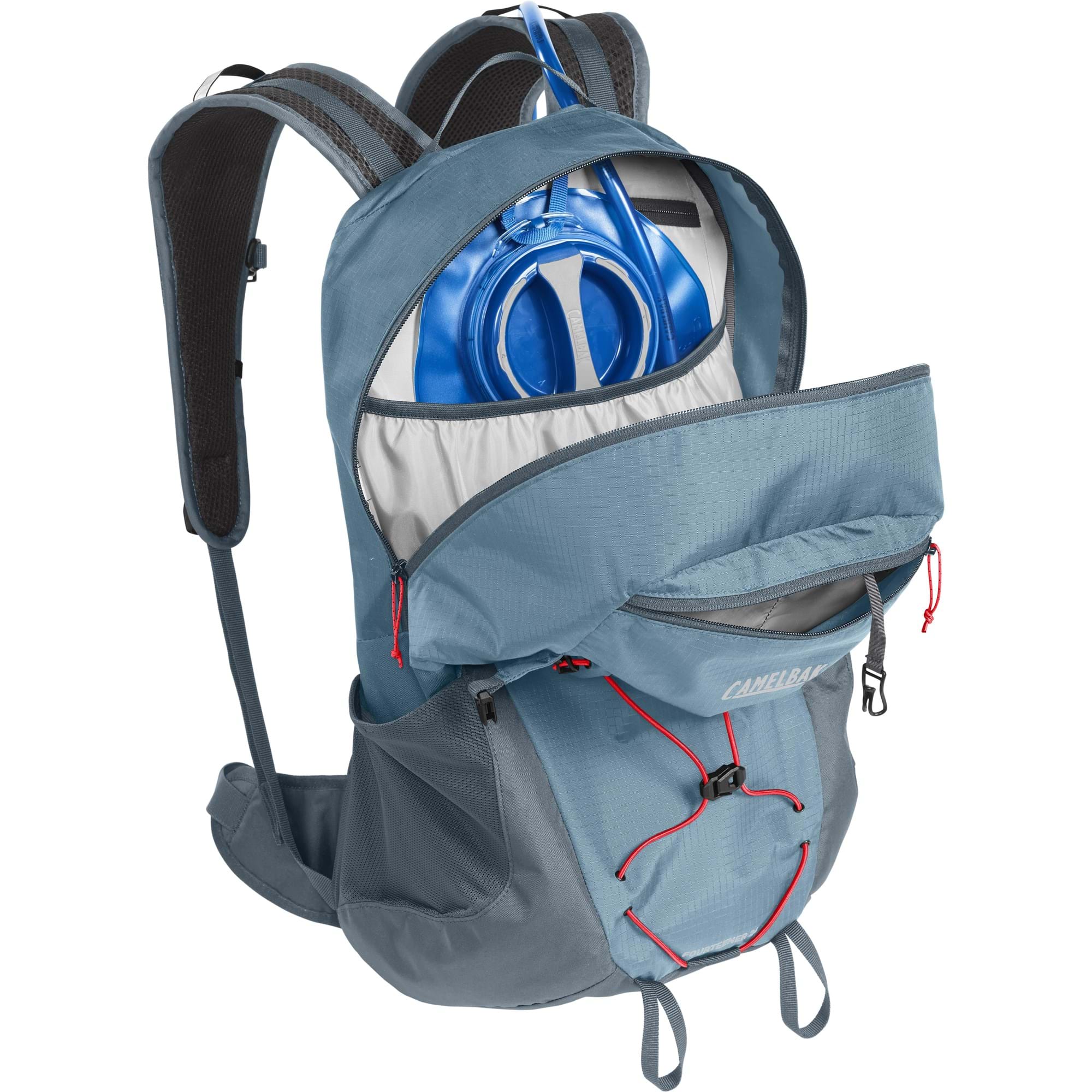 CAMELBAK WOMEN'S FOURTEENER 24 HYDRATION PACK 2023: SMOKE BLUE/FIERY CORAL 24L CBWFOUR24 thumbnail 5