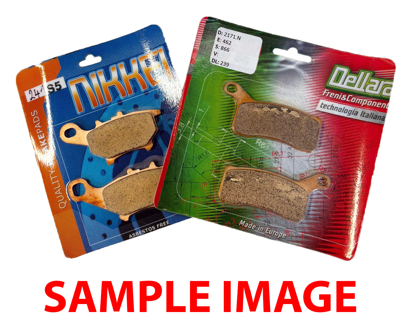 BRAKE PADS DELTA HS HIGH FRICTION OFF ROAD PADS DB2380 FA317 - CLEARANCE