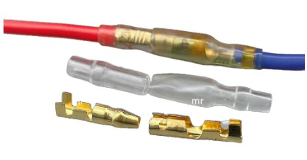 TERMINAL KIT 4mm PACK100 SETS ELECTRICAL WIRE CONNECTORS [400pcs] thumbnail 2