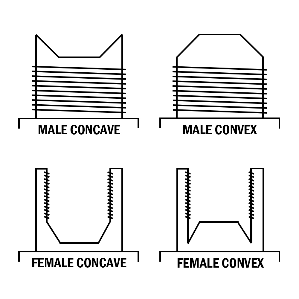 M10 x 1.00 MALE 45 BEND DUAL SEAT CONVEX & CONCAVE 600-03 CRIMP FITTING GOODRIDGE S445-4531Z1 thumbnail 2