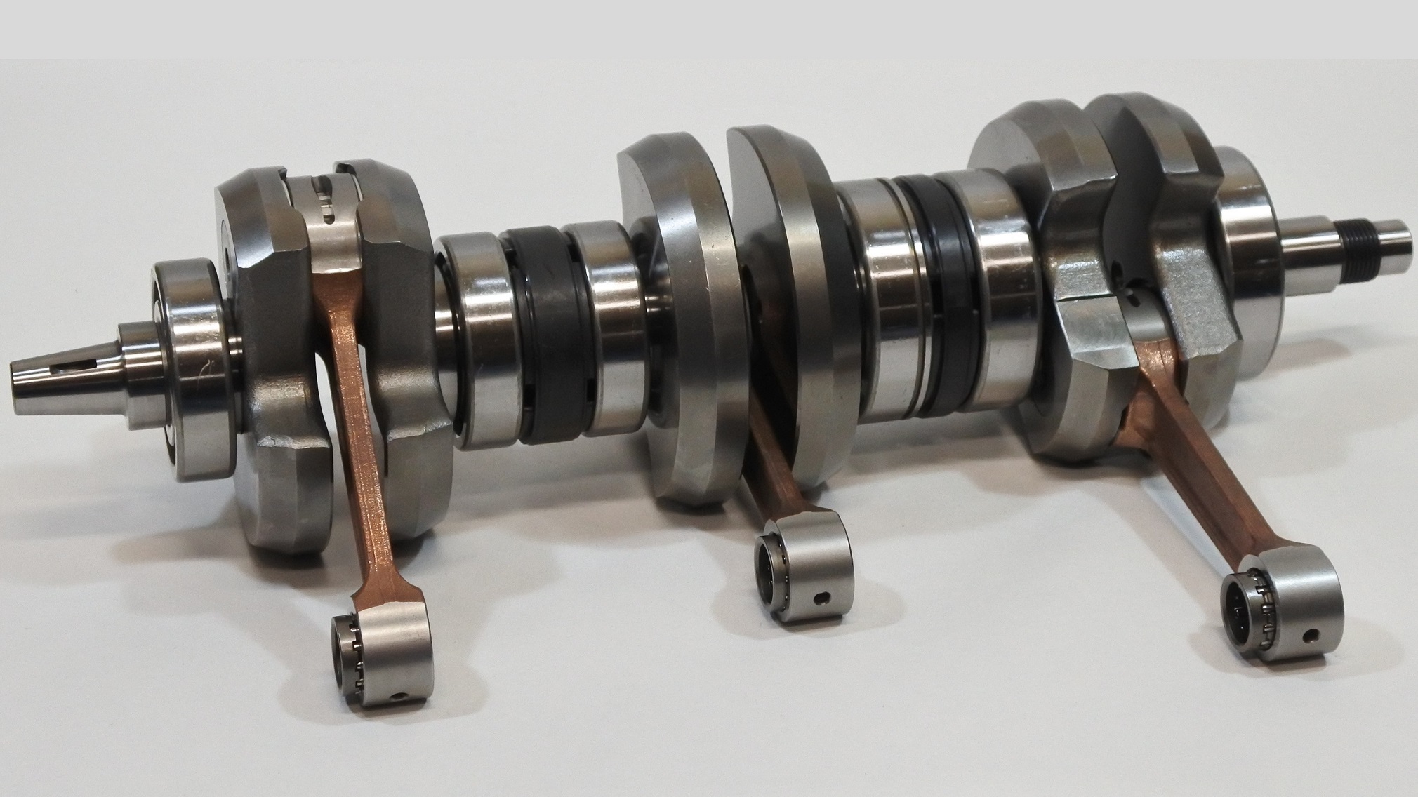 CRANKSHAFT 72-75 KAWASAKI H2 750 STD 16mm WRIST PIN VINTCO CR2009 image 1