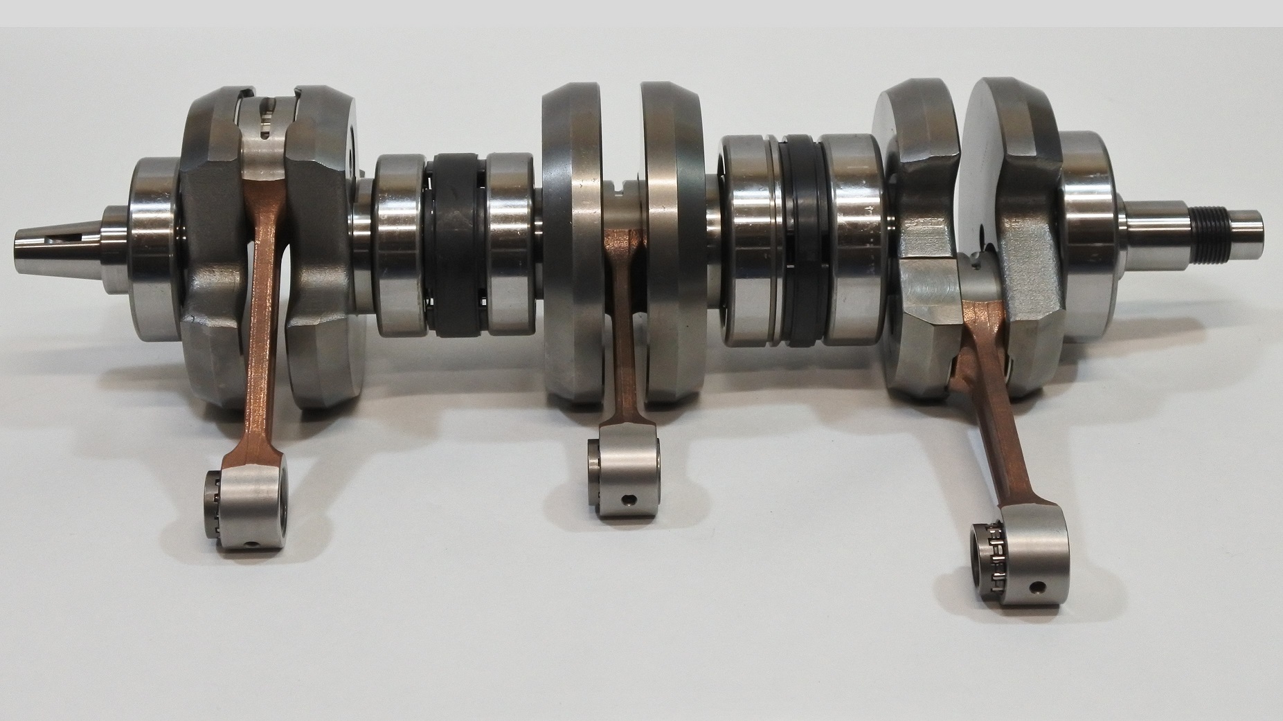 CRANKSHAFT 72-75 KAWASAKI H2 750 STD 16mm WRIST PIN VINTCO CR2009 thumbnail 2