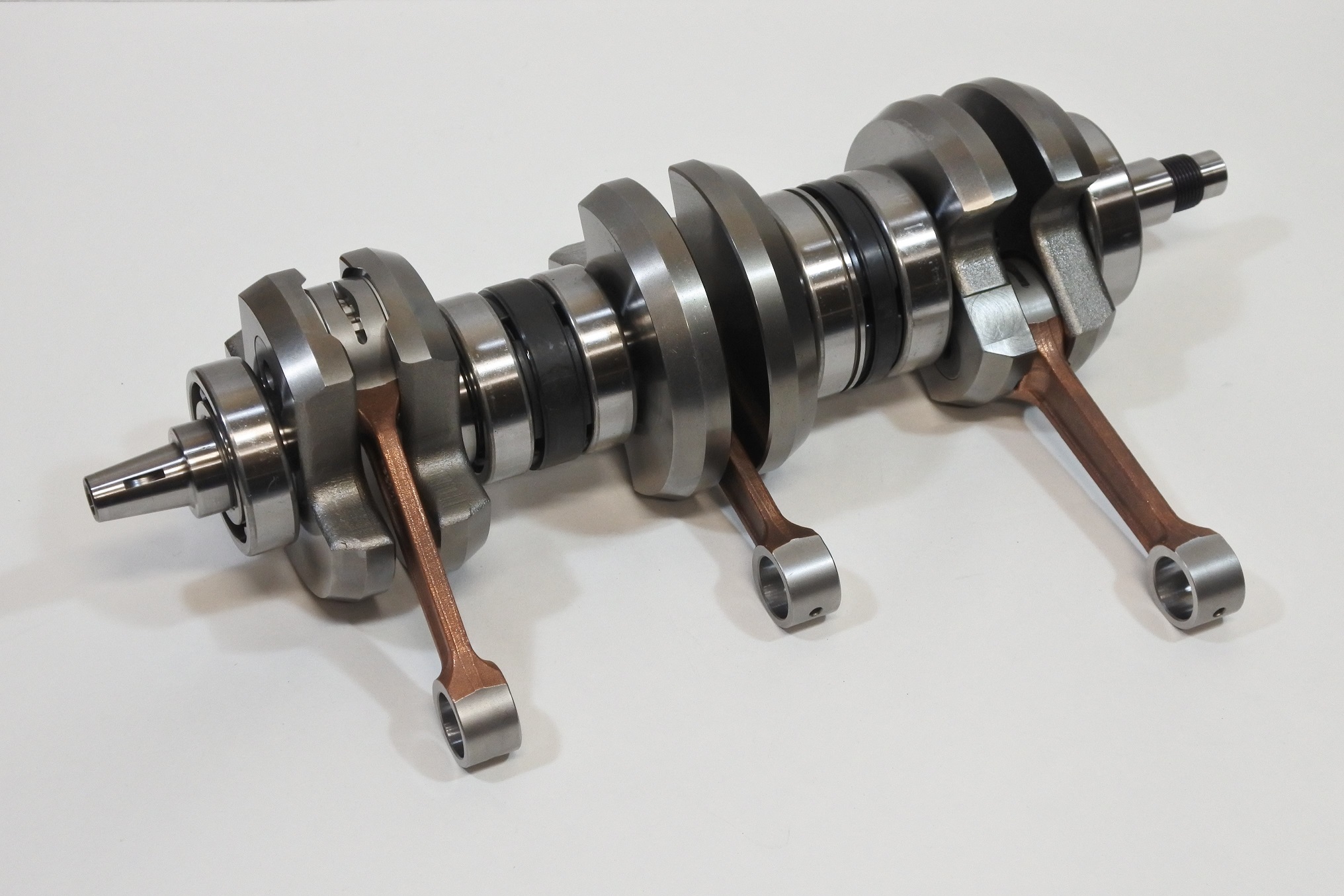 CRANKSHAFT 72-75 KAWASAKI H2 750 STD 16mm WRIST PIN VINTCO CR2009 thumbnail 6