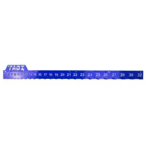 TAGZ SPANNER RACK BLUE, SUIT 25 SPANNERS 6mm-32mm, SPANNER ORGANISER