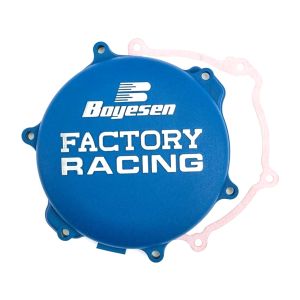 CLUTCH COVER 05-25 YZ125, BOYESEN CC-33L BLUE
