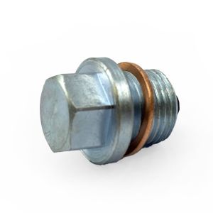 DRAIN PLUG M14x1.25mm STEEL, SMALL FLANGE 19MM FLANGE
