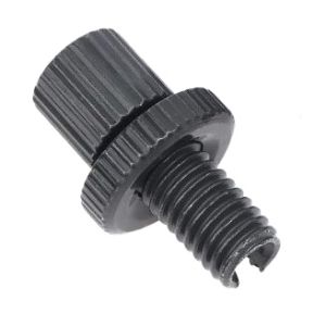 CLUTCH BRAKE CABLE ADJUSTER M8x1.25 BLACK UNIVERSAL 