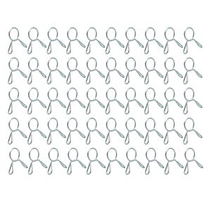 HOSE CLAMP / CLIP ID: 11mm PACK 50, OD PIPE DIA RANGE 11.5MM - 12MM