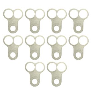 CARBURETOR HOSE HOLDER CLIP, TWIN HOLE / SUIT 8mm PIPE PK10, /
