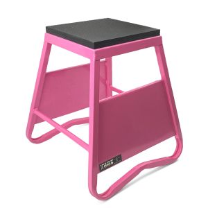 HEAVY DUTY STEEL BOX STAND MX, LARGE / 430mm HIGH MX STAND, THIS STAND DOESN'T COME WITH THE MOTO STICKER NOW