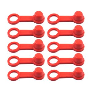 TRADE PACK 10 RUBBER CAPS RED, TRADE £0.40 EA. BLEED NIPPLE COVER CAP