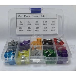 100pcs Fuses Blade MINI Set 2A 3A 5A 7.5A 10A 15A 20A 25A 30A 35A
