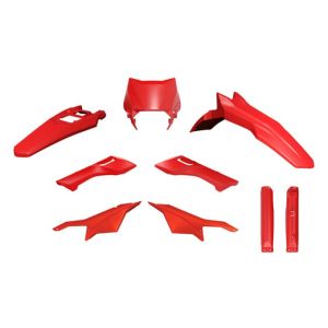 PLASTIC KIT 6PCS SURRON ULTRA BEE 23-24, CRF RED, RTECH R-KITSUR-RS0-624