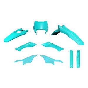 PLASTIC KIT 6PCS SURRON ULTRA BEE 23-24, AQUAMARINE GREEN, RTECH R-KITSUR-VA0-624