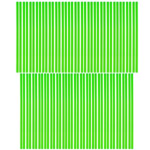 SPOKE SKIN SET 8.5" & 7.5" GRE, SS-101, 76 PCS, GREEN