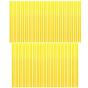 SPOKE SKIN SET 8.5" & 7.5" YEL, SS-101, 76 PCS, YELLOW