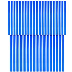 SPOKE SKIN SET 8.5" & 7.5" BLU, SS-101, 76 PCS, BLUE