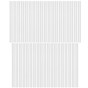 SPOKE SKIN SET 8.5" & 7.5" WHT, SS-101, 76 PCS, WHITE