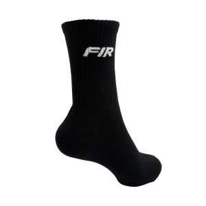 UNISEX SOCKS BLACK WITH WHITE FIR DESIGN SIZE L (UK 7-11)