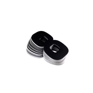 RACE NUMBERS - 8 EIGHT - BLACK, PACK OF 25 / 15cm 6" / VINYL STICKER