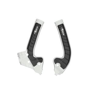 GRIPPY FRAME GUARD KTM SX 85 2018-24, HUSKY TC 85 2018-24, GASGAS MC 85 2021-24, WHITE/BLACK, R-TECH R-PRTKTMBNNR5