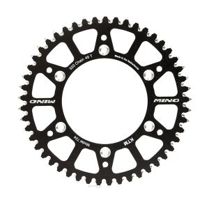 MINO REAR SPROCKET ALLOY BLACK, 25-554-51 BLACK
