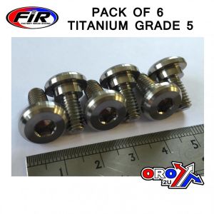 BOLT DISC M6 WITH SHOULDER PK6, TITANIUM GRADE 5 /DISC BOLT