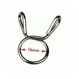 HOSE CLAMP / CLIP ID: 10mm PACK 50, OD PIPE DIA RANGE 10.5MM - 11MM